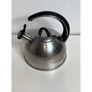 Member's Mark 3 QT TriPly Base Stainless Steel Whistling Tea Kettle Pot